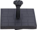 Solar Water Fountain for Bird Bath,Solar Bird Bath Fountains Pump with 6 Nozzles Monocrystalline Silicon Square Floating Outdoor Solar Water Pump for Garden, Pond, Pool