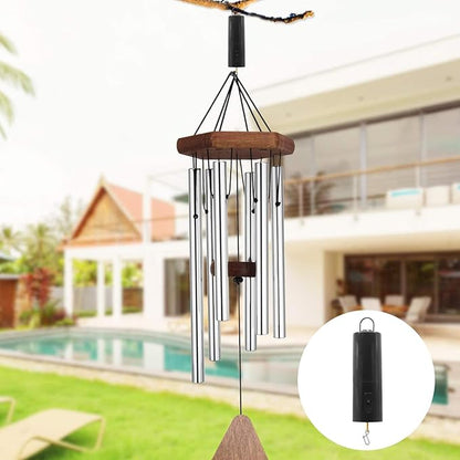 2 Pack Wind Spinner Motor Hanging Display Rotating Motor Battery Operated Multi-Purposes Rotatable Hook for Garden Outdoor Decoration(Black)