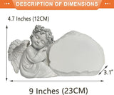 Personalized Garden Angel Statue Sympathy Gift Human Memorial Gifts, in Memory of Loved One, Bereavement Gifts, Custom Grave Markers Cemetery Stones Remembrance Stones Memorial Plaques