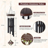 ASTARIN Wind Chimes for Outside, Memorial Wind Chimes Sympathy Wind Chimes for Loss of Loved One Tree of Life Memorial Wind Chime Bereavement Condolence Gifts for Loss of Mother Father Husband