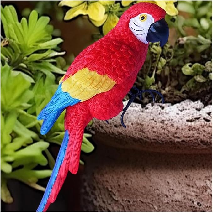 Garden Decor Resin Bird Statues Garden Decorative Sculptures Outdoor Decor Outdoor Decor(C)