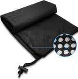 1Pcs Pump Barrier Bag, Black with Drawstring Pond Pump Filter Bag for Pond biofilters Aquarium Filtration and Outdoor Swimming Pool Media Bags(11.8"x 15.7")