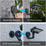 OMISTAR Metal-gipping Outdoor Solar Light, 92 LEDs Motion Sensor Solar Wall Lamp, IP65 Waterproof Balcony Patio Security Light, Adjustable Wall-Mount Fence RV Lighting