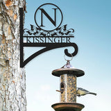 Custom Name Decorative Metal Wall Hook Indoor and Outdoor | Personalized Wall Mounted Hanging Plant Hooks for Plant Lovers | Customizable Wind Chimes Hangers | Home Decor Gift for Mom Grandma