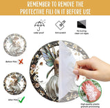 Butterfly Girl Fairy Suncatcher Acrylic Flower Fairy Window Hanging Stained Sun Catchers Indoor Window Decor with Chain Home Garden Decoration 7.8 inch YKA188 (A)