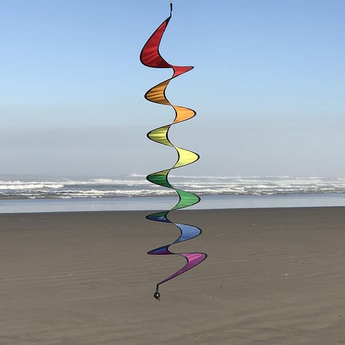 In The Breeze 4252 Rainbow, 48-Inch Curlie Wind Spinner, 48 Inch