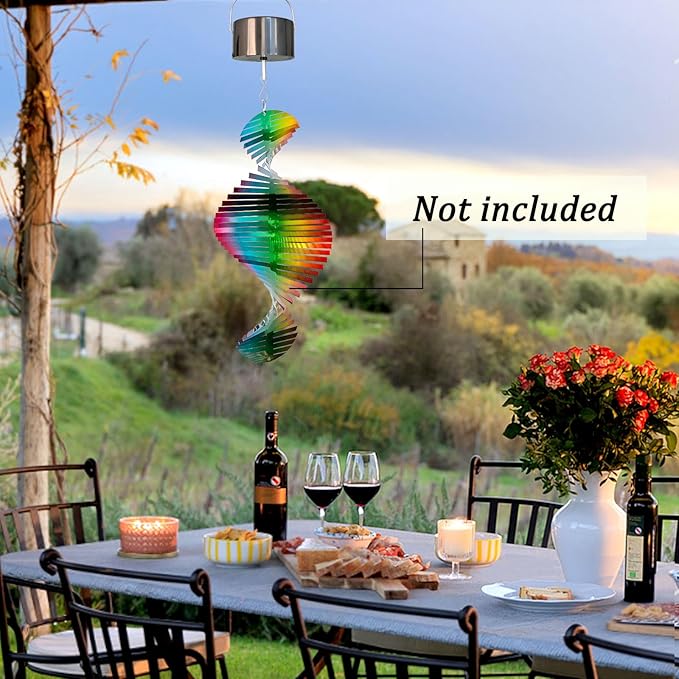 Aoedelyart Wind Spinner Motor Plug in,Electric Powered Slow Rotating Hanging Display Motor for Disco Ball,Sun Catchers,Mirror Ball,Baby Crib,Art Decorations,Garden Decor,Christmas Ornament(Black)