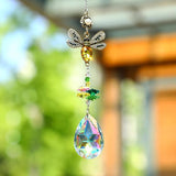 Crystal Suncatchers Bee Prism Rhinestones Ornament, Colorful Diamond Decor Prisms for Windows Wall Home Wedding Hanging