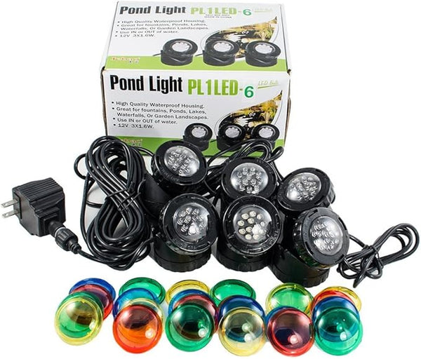 Jebao Submersible LED Pond Light, Set of 6