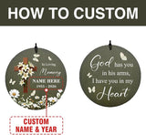 Personalized Wind Chimes, 36inch Custom Sympathy Words for Loss of Loved Dad/Mom, Daisy Memorial Gifts Keepsake, Decorative Wind Chime Outdoor Decor (Produced in USA)