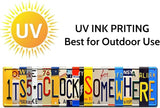 Five O Clock Somewhere Unique Metal Wall Decor for Home, Bar, Diner, Pub, 4 x 16 Inches, Fun Kitchen Decor, Unique Drinking Sign, Funny Bar Signs, Vintage Kitchen Signs