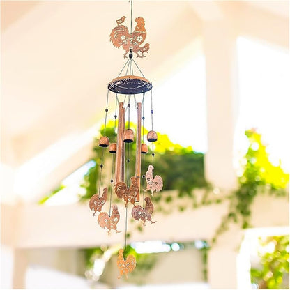 Chicken Wind Chimes for Outside,Chicken Gifts for Women Men/Memorial/Birthday/Rooster Lovers Gifts Metal windchimes Outdoors/Indoors,Garden Decor,Patio,Home,Porch,Yard Decorations