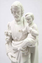 Vittoria Collection 25.5 Inch Saint St Joseph with Child Italian Statue Sculpture Figurine Made in Italy Indoor Outdoor