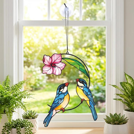 Hummingbird Gifts for Women, Hummingbird Sun Catcher for Window Hanging, Mothers Day for Mom Grandma Bird Lovers, Spring Suncatcher Garden Decor for Indoor Outdoor Windows(8)