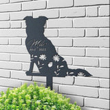 Border Collie Garden Stake,Metal Yard Art,Dog Memorial Gift,Border Collie Lawn Art,Pet Loss Gift,Pet Grave Marker,Border Collie Memorial,Gift for Dog Lovers,Sympathy Stake,Border Collie.
