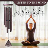 Mothers Day Grandma Gifts, Best Grandma Ever 32" Wind Chimes for Outside, Birthday Gifts for Grandmother, Christmas Birthday Present for Grandmother, Great Gigi Nana Mimi Granny Gift Ideas