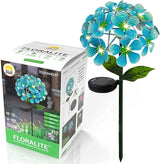 Touch Of ECO Solar LED Metal Flower Stake Light - Perfect for Your Garden, Patio, Walkway, or Outdoor Living Area - Includes 1 Flower Light