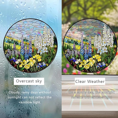 Sun Catchers Indoor Window, Acrylic Rainbow Suncatcher Window Hanging Decoration for Living Room Bedroom Summer Home Balcony Ornaments Decoration (SC236)