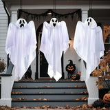 JOYIN 3 PCS Halloween Party Decoration 27.5" Hanging Ghosts, Cute Flying Ghost for Front Yard Patio Lawn Garden Party Décor and Holiday Decorations