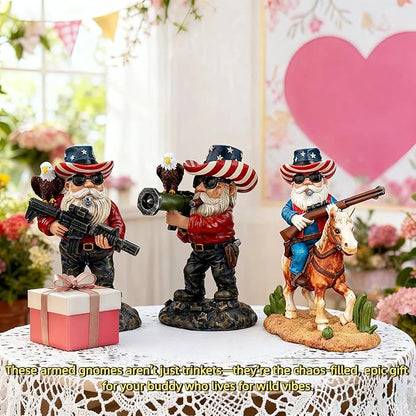 Patriotic Gnomes, 4th of July Gnomes,gnome,Military gnome, Desk Decor for Men,America 250 Merchandise,Veteran Gifts,250th Anniversary,Army Gifts for Men,Memorial Day Decorations