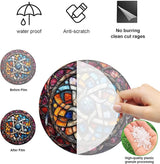 Delicate Mandala Flower Acrylic Suncatcher - Stained Glass Window Hanging for Garden or Indoor Spaces - Artistic Hanging Decoration for Spiritual Spaces, Gift for Friends and Family