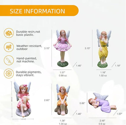 Fairy Figurines, Fairy Garden,Fairy Garden Accessories,Fairies Figurines,Fairy Garden Figurines,Fairies for Fairy Garden,Garden Fairies,mini Fairy Figurines,Fairy Garden Fairies