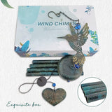 ASTARIN Hummingbird Wind Chimes Outside Unique Hummingbird Gifts All Metal Wind Chimes for Love One Gifts for Mom, Grandma, Daughter, Decoration for Home, Garden, Patio, Backyard.(29”)