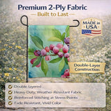 Caroline's Treasures Connecticut Mountain Laurels in Watercolor Garden Flag Mailbox Flag Decorative Yard Flag Banner Outside Patio Artwork Yard Flower Beds, Garden Size, Multicolor