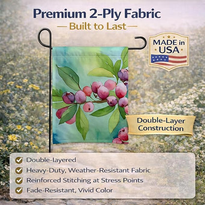 Caroline's Treasures Connecticut Mountain Laurels in Watercolor Garden Flag Mailbox Flag Decorative Yard Flag Banner Outside Patio Artwork Yard Flower Beds, Garden Size, Multicolor
