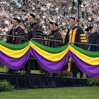 Graduation Party Decorations Bunting Flag & Mardi Gras Banner 2x20Ft Bunting Flag Class of 2026 Graduation Déco School Outdoor Porch Decor for Birthday & Events