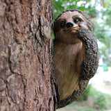 Zerodis Statue Handmade Sculpture Garden Ornament Tree Hanging Outdoor Decoration Weather for Garden Decor