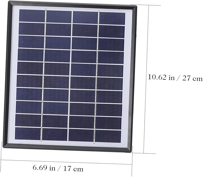 POPETPOP Solar Fountain Set Solar-powered Outdoor Water Pump 380l/h Durable Easy to Clean