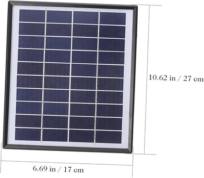 POPETPOP Solar Fountain Set Solar-powered Outdoor Water Pump 380l/h Durable Easy to Clean