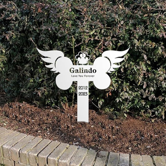 Golden Retriever Loss Metal Memorial Stakes,Custom Memorial Metal Sign with Name Year,Pet Grave Marker Ornament for Cemetery,Golden Retriever Dog Metal Plaque,Pet Loss Sympathy Gifts
