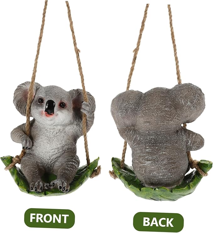 Hemoton Statue Adorable Hanging Decor for Outdoor Garden Stylish Courtyard Accessory for Home Office Decoration Durable Weather Resistant Design