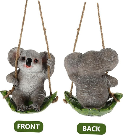 Hemoton Statue Adorable Hanging Decor for Outdoor Garden Stylish Courtyard Accessory for Home Office Decoration Durable Weather Resistant Design