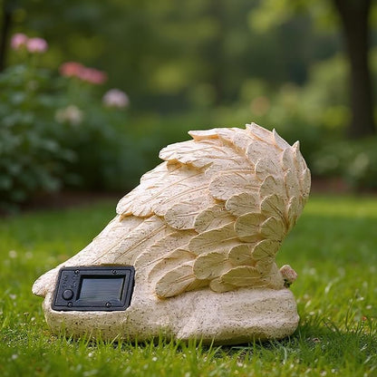 Elenon Cat Pet Memorial Stones Outdoor Statue, A Sleeping Cat Memorial Stones with Solar Light Garden Statue Decor, Pet Loss Sympathy Remembrance Grave Gifts