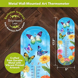 Briarwood Lane Fluttering Butterflies Metal Thermometer