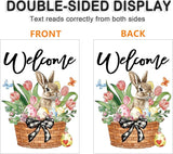 Seasonal Garden Flag Set of 12 Double Sided 12 x 18 Inch Small Yard Flag for Outside, Fall Give Thanks Christmas Valentine's Day Easter Outdoor Décor for All Seasons