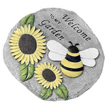 Yardwe 1pc Garden Stepping Resin Outdoor Decor for Pathways and Lawns Eye- Garden Ornament for Unique Landscape Aesthetics Easy to Install