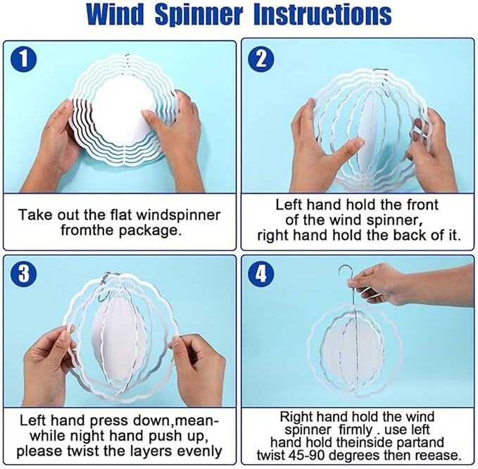 Virgin Mary Wind Spinner, Metal Wind Spinners Outdoor/Indoor,Virgin Mary Hanging Garden Decor for Outside, Stainless Wind Spinners for Yard and Garden 10 inch 3D (25.76X25 CM)