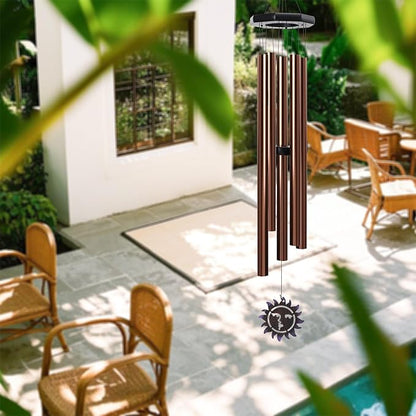 MUMTOP Wind Chimes for Outside - Deep Tone Memorial Sympathy Wind Chimes Outdoor, 37 Inch Windchimes Clearance for Garden, Patio,Yard Decor Gift