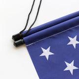 Memorial Day 4th of July Decorations, Large Hanging American Flag Door Banner, July Fourth Front Porch Decor for Home School Office Yard Patio Garage Outside, Patriotic Decor Outdoor Indoor