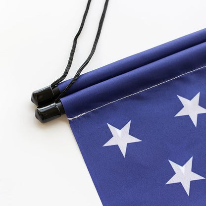 Memorial Day 4th of July Decorations, Large Hanging American Flag Door Banner, July Fourth Front Porch Decor for Home School Office Yard Patio Garage Outside, Patriotic Decor Outdoor Indoor