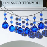 Pack of 10 Blue Crystal Ball Prism 30mm Suncatcher Chandelier Prisms Part Decor Rainbow Maker