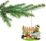 Gardening Gifts for Women - Garden Ornaments - Garden Christmas Ornaments - Plant Lady Gift Idea, Easy to Personalize At Home - Comes in a Gift Box so It's Ready for Giving