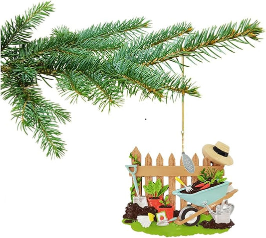 Gardening Gifts for Women - Garden Ornaments - Garden Christmas Ornaments - Plant Lady Gift Idea, Easy to Personalize At Home - Comes in a Gift Box so It's Ready for Giving
