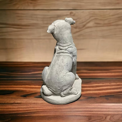 Concrete Jack Russell Memorial Sitting Jack Russell Dog Figurine Outdoor Garden Sculpture