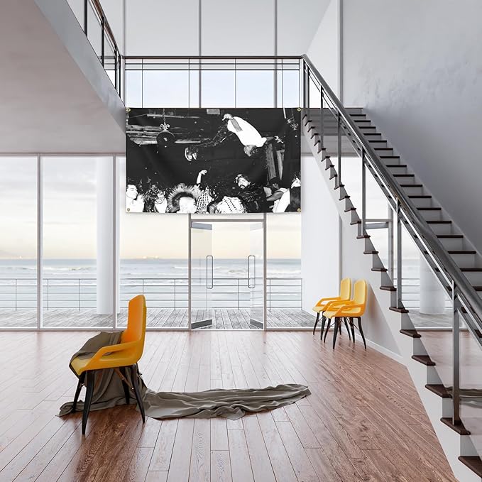 BYADKOA- Playboi Carti Die Lit Album Cover Flag Banner Aesthetic Decorative Durable Man Cave Wall tapestry with 4 Brass Grommets 3x5 Feet Flag Suitable For Indoor And Outdoor Decorate for College Dorm