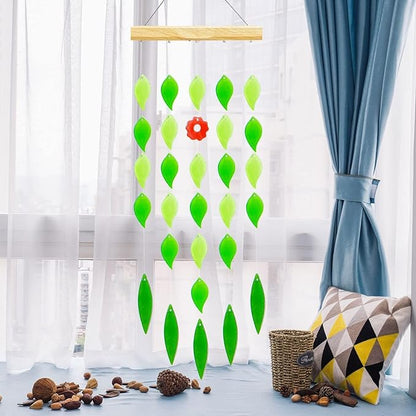 Solar Wind Chimes Waterproof Windchimes Glass Hanging Noisemakes with Solar Light for Home, Garden, Patio and Yard Decor